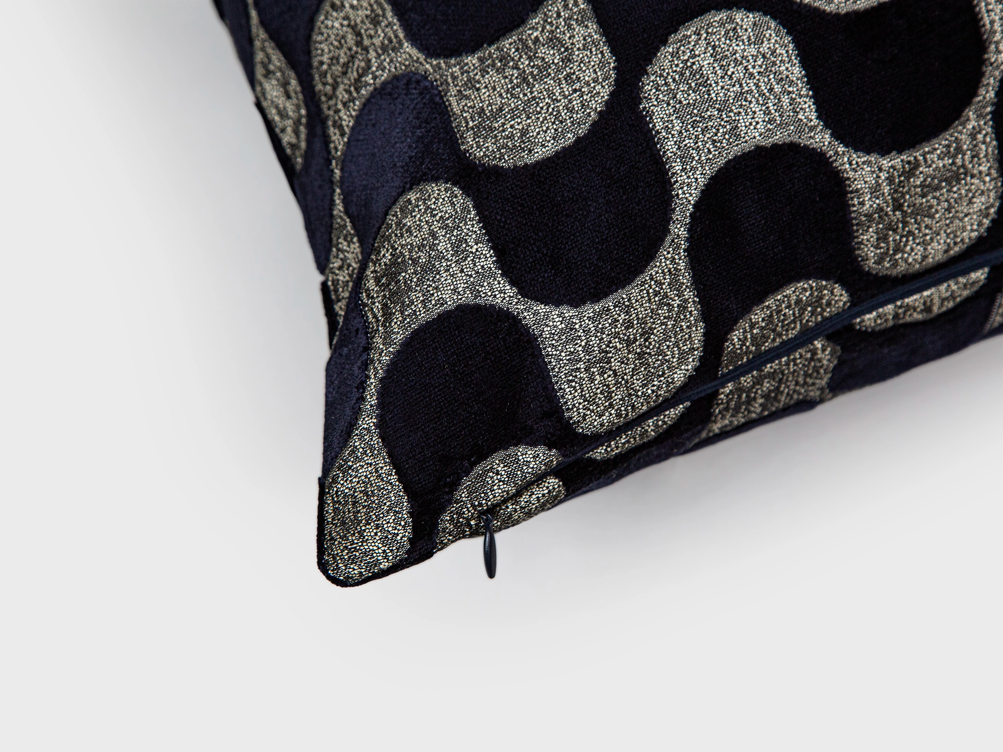 Midnight Abstract Velvet Pillow Cover