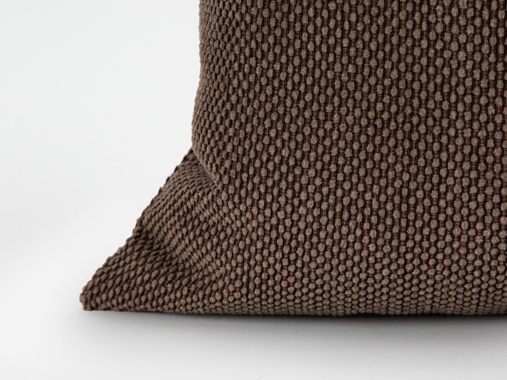 Mocha Textured Pillow Cover