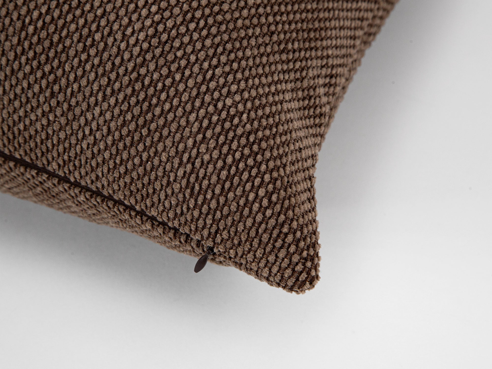 Mocha Textured Pillow Cover
