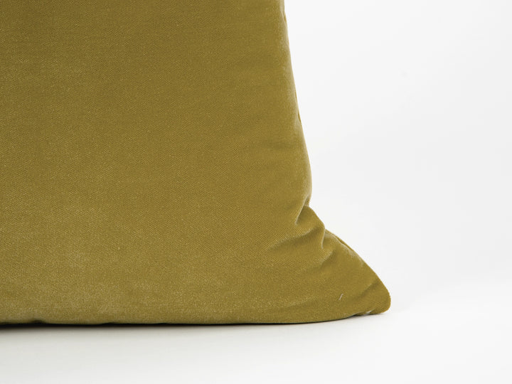 Moss Beige Velvet Pillow Cover