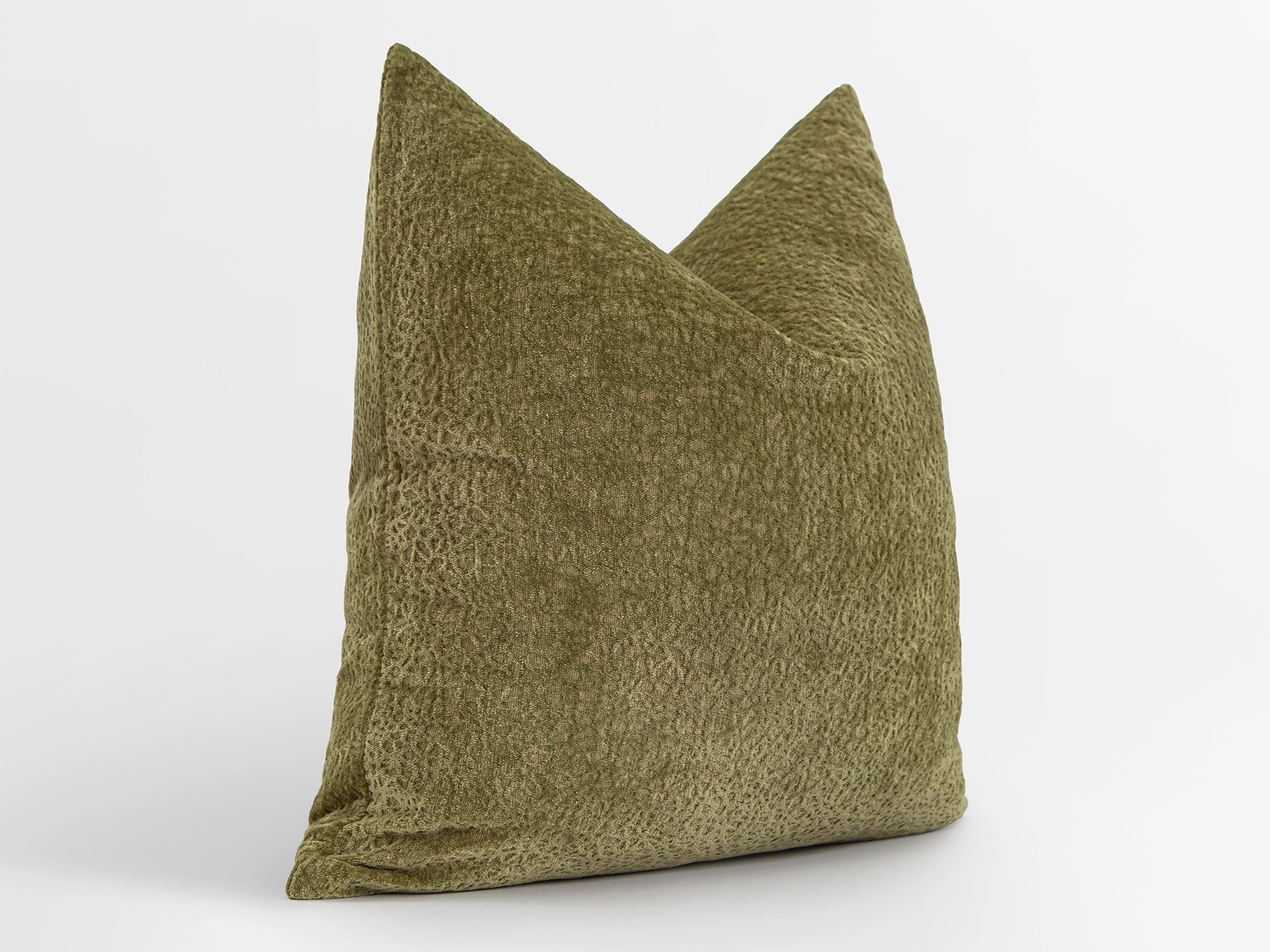 Moss Green Throw Pillow Cover