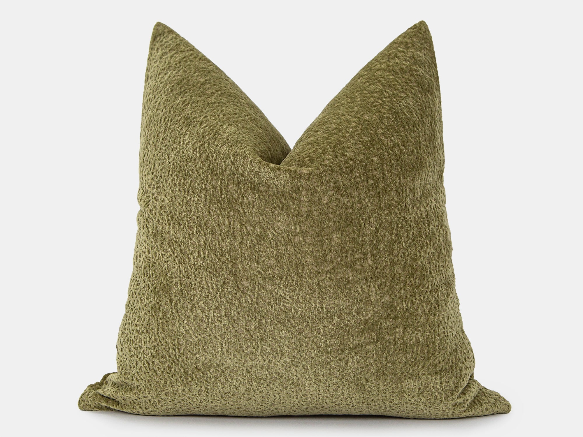 Moss Green Throw Pillow Cover
