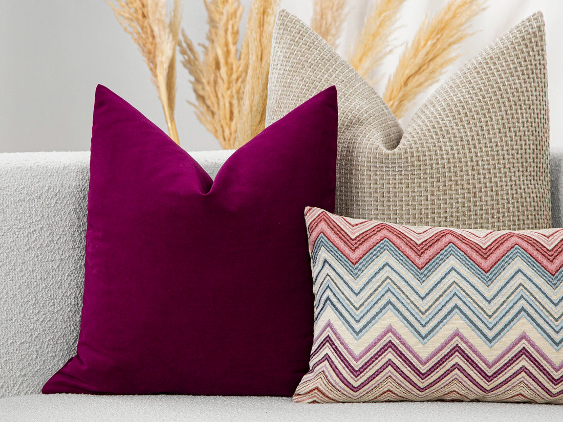 Mulberry Velvet Pillow Cover
