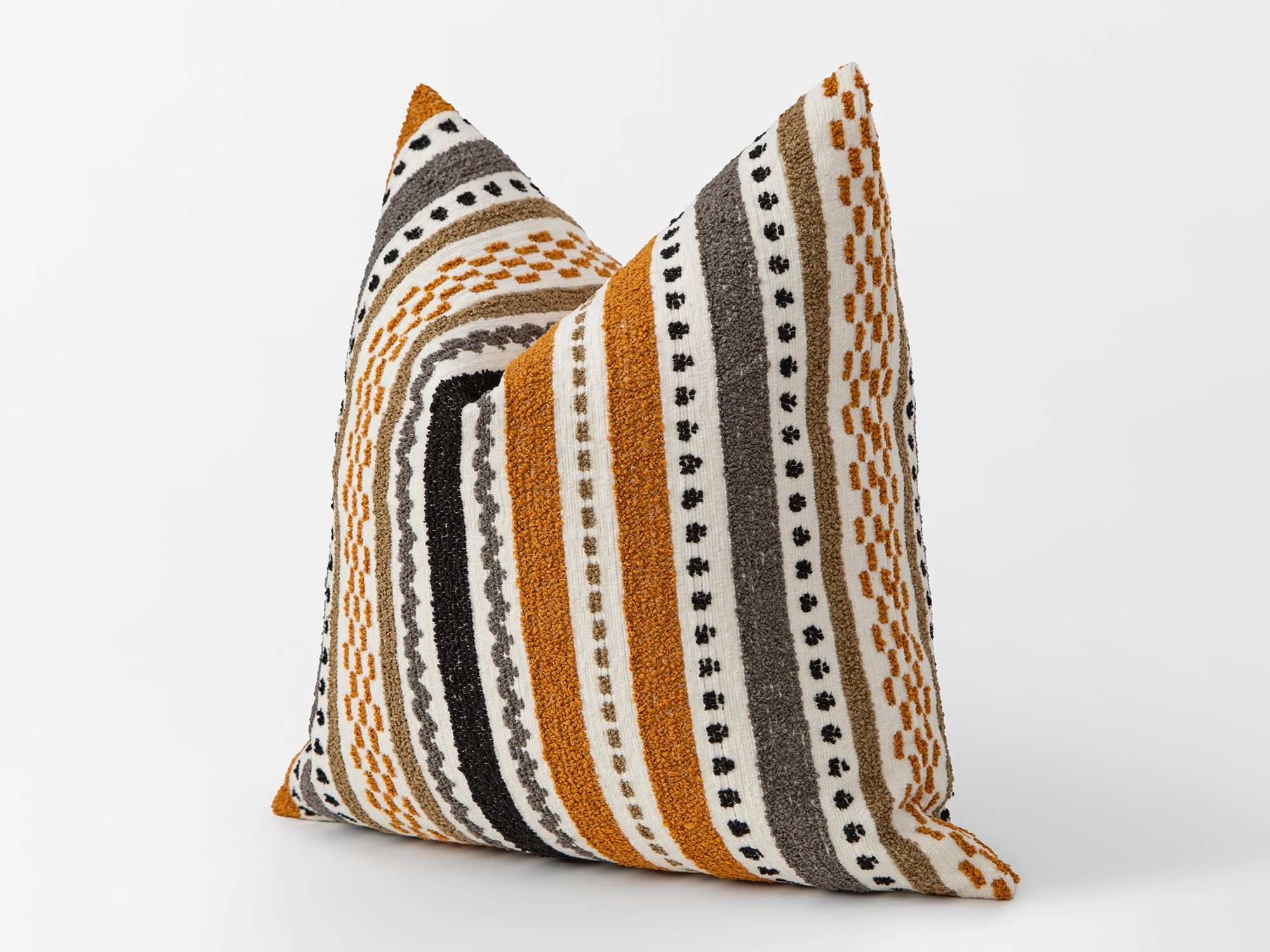 Colorful Textured Artisan Pillow Cover