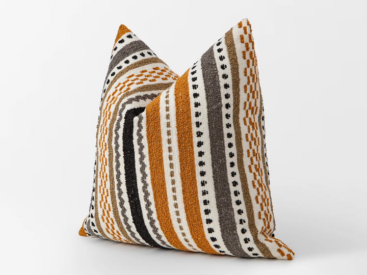 Colorful Textured Rustic Pillow Cover