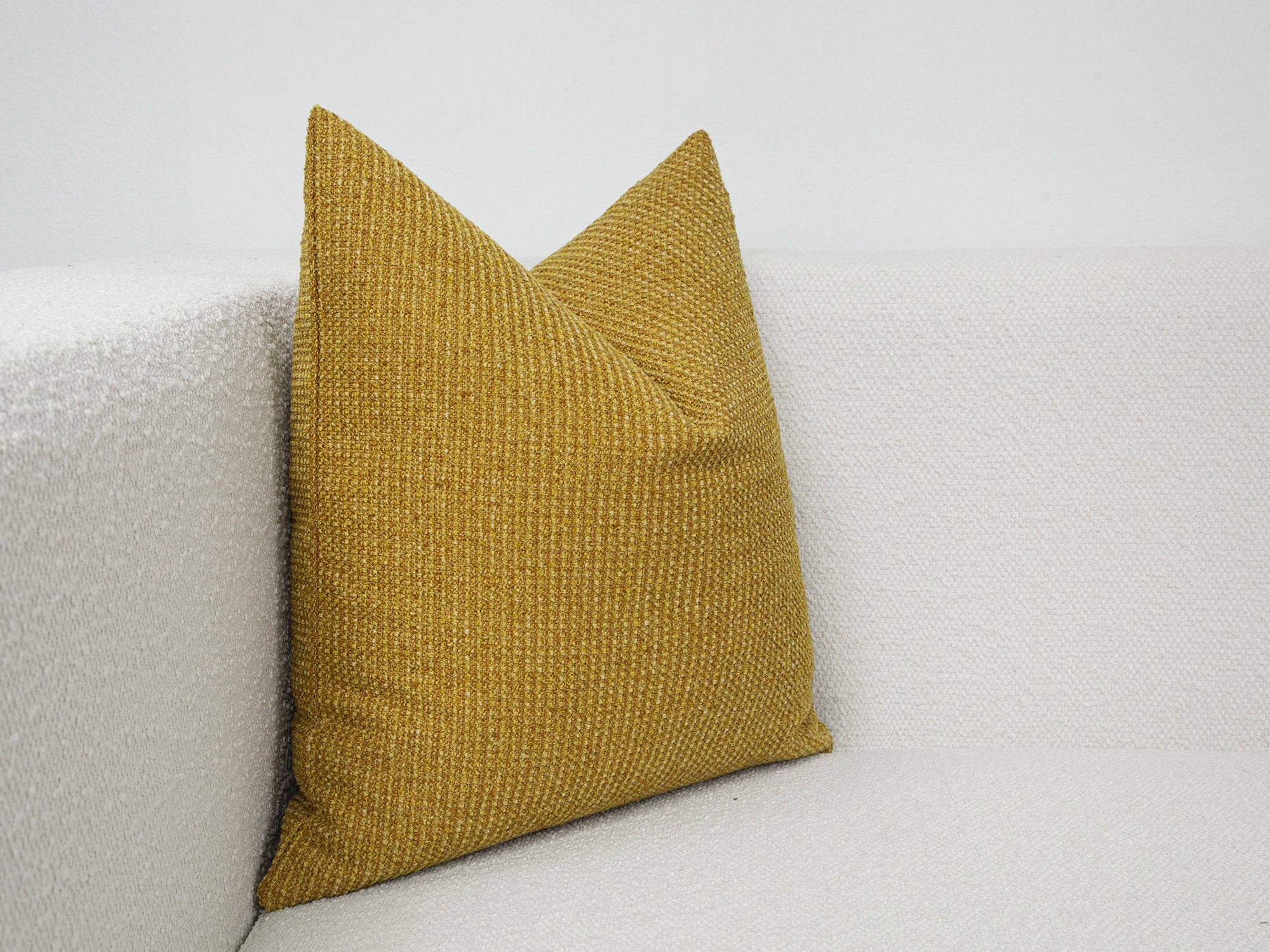 Mustard Striped Boho Pillow Cover