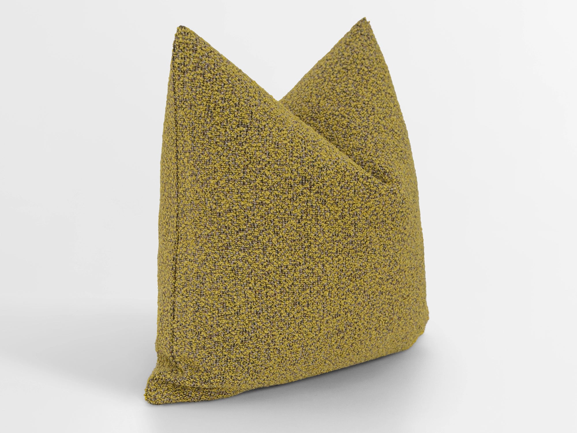 Mustard Boucle Pillow Cover