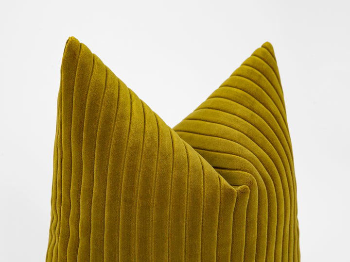 Mustard Corduroy Velvet Pillow Cover