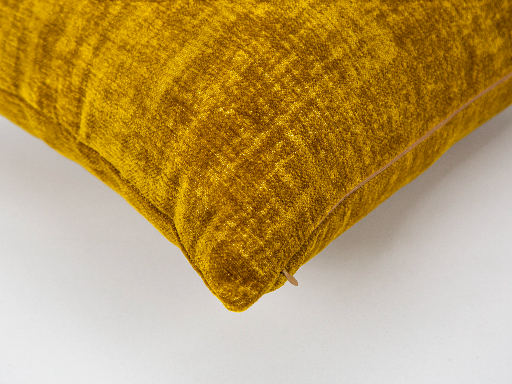 Mustard Gold Textured Pillow Cover