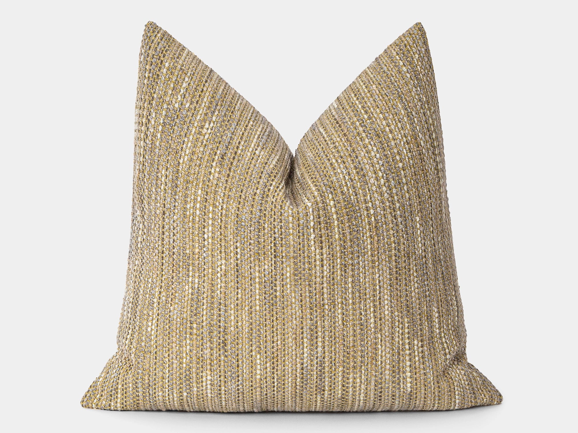 Mustard Boho Textured Pillow Cover