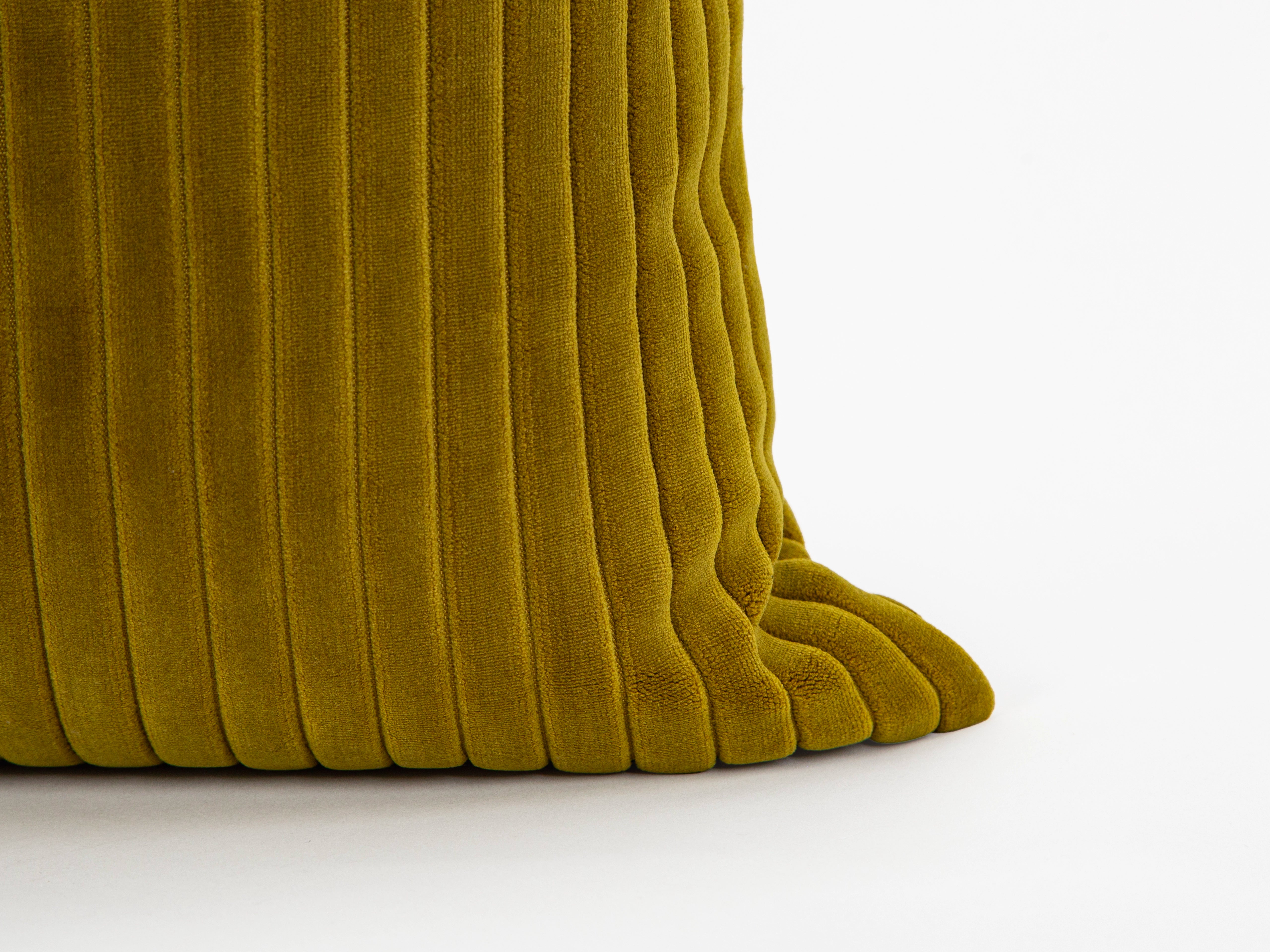 Mustard Corduroy Velvet Pillow Cover