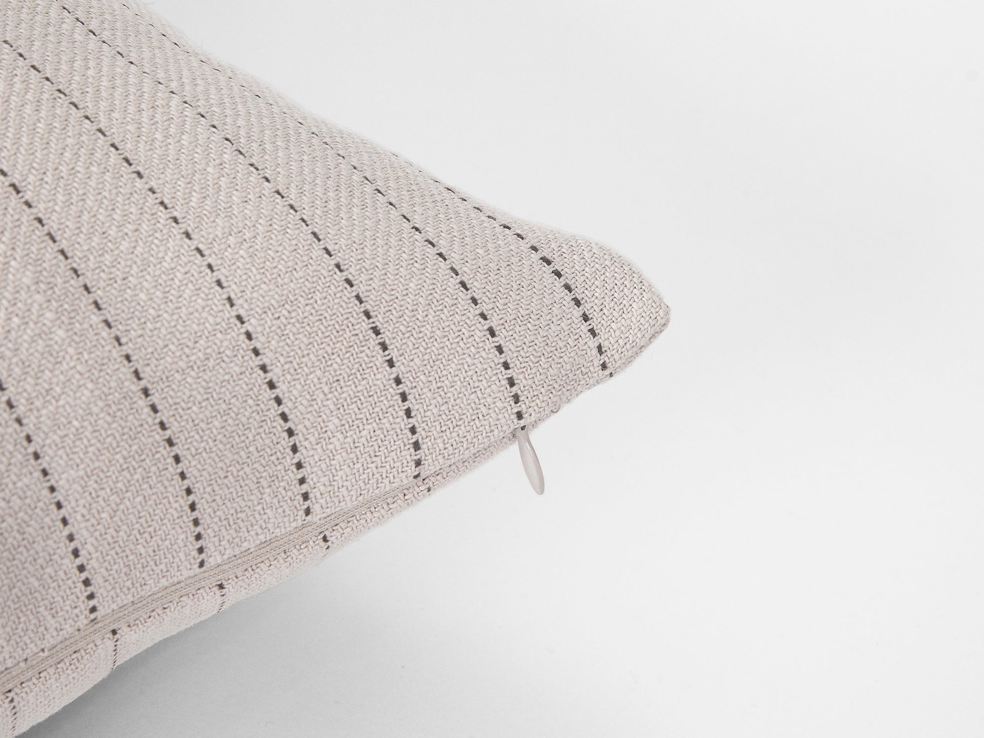 Neutral Striped Pillow Cover - Boho & Linen