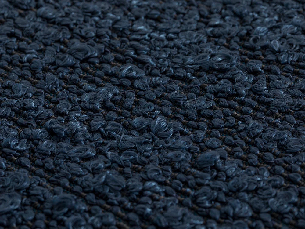 Navy Blue Boucle Upholstery Fabric - Monarch