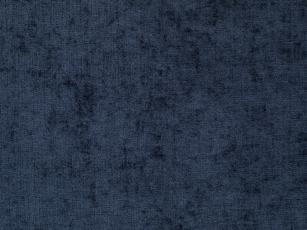 Navy Blue Chenille Upholstery Fabric - Eloria