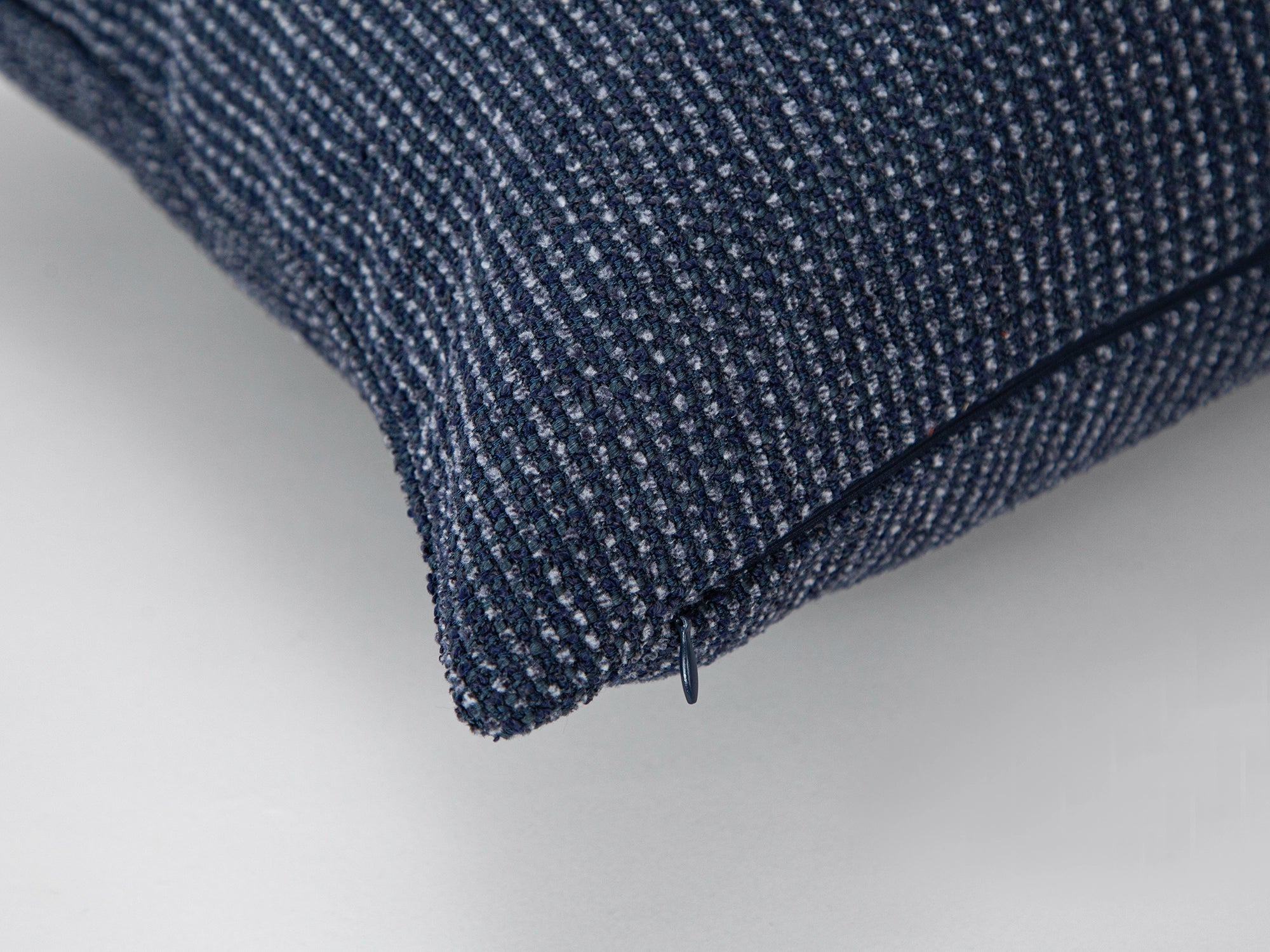 Navy Blue Textured Boho Pillow Cover