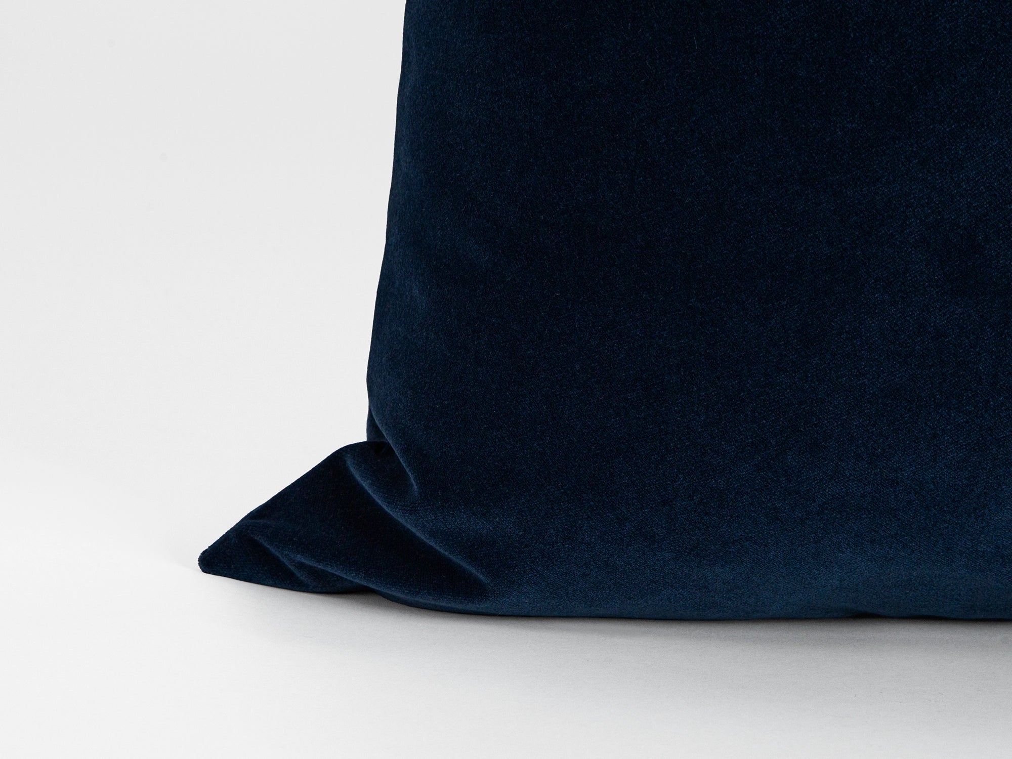 Navy Blue Velvet Pillow Cover