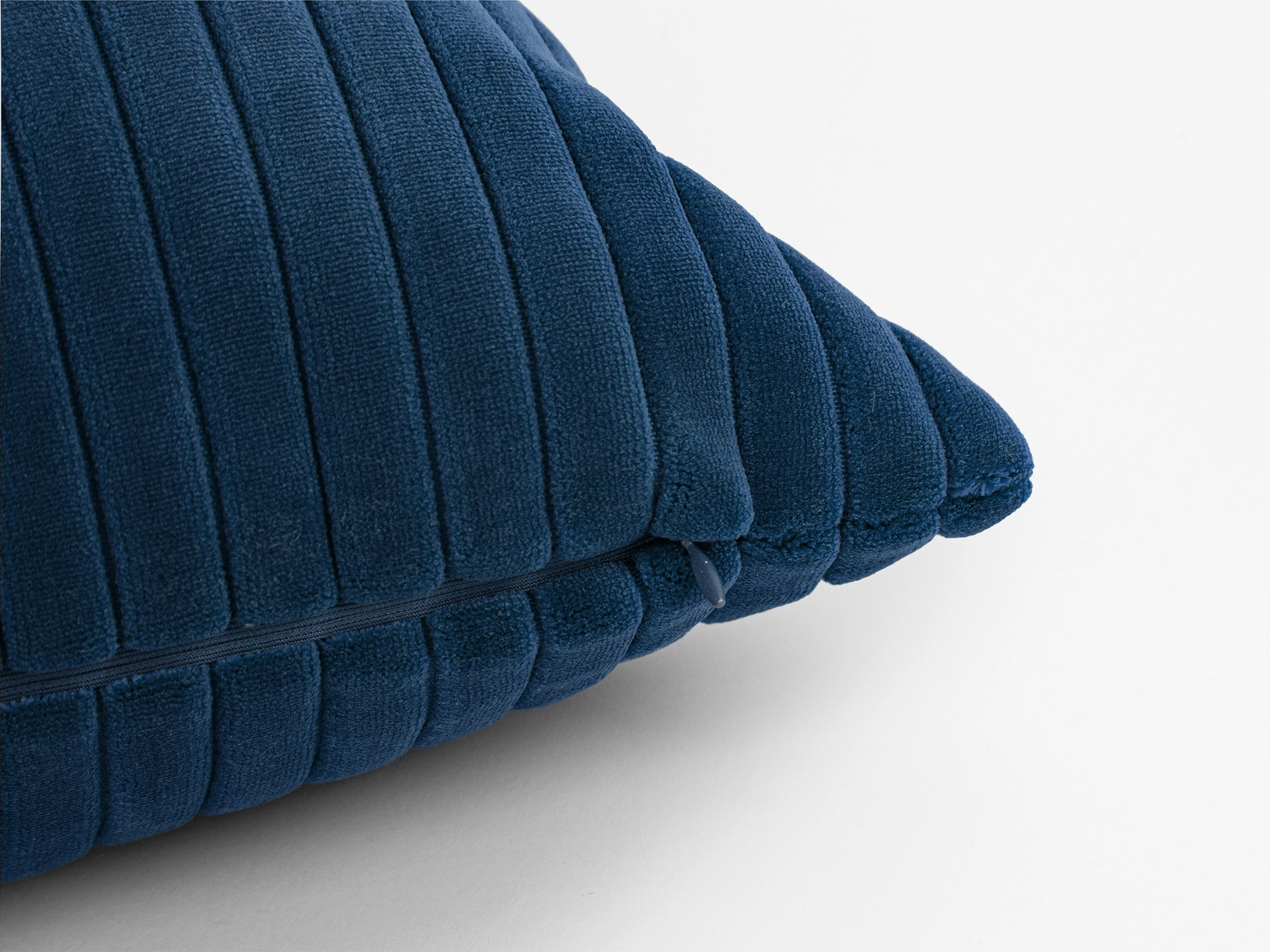 Navy Blue Corduroy Velvet Pillow Cover