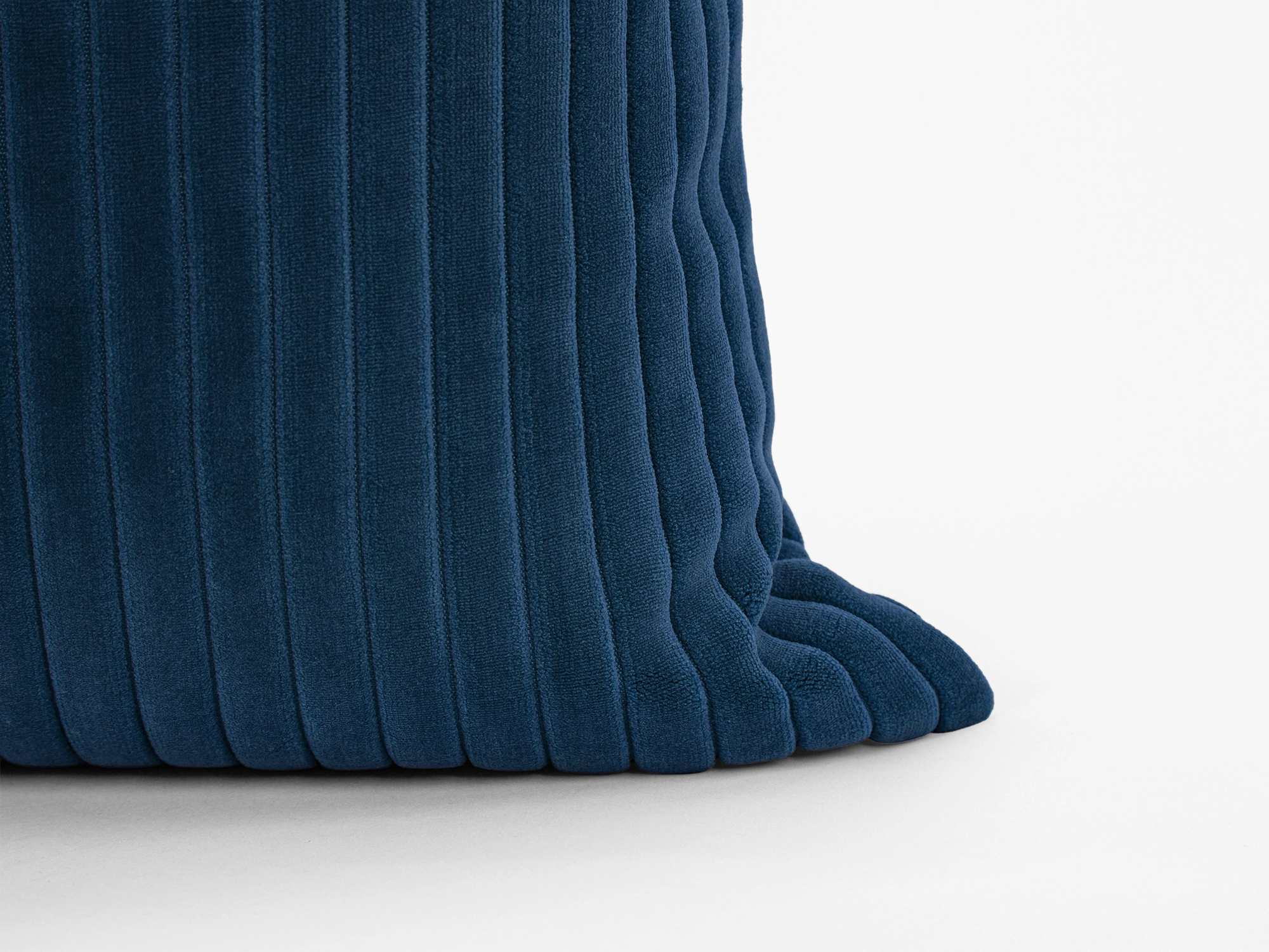 Navy Blue Corduroy Velvet Pillow Cover