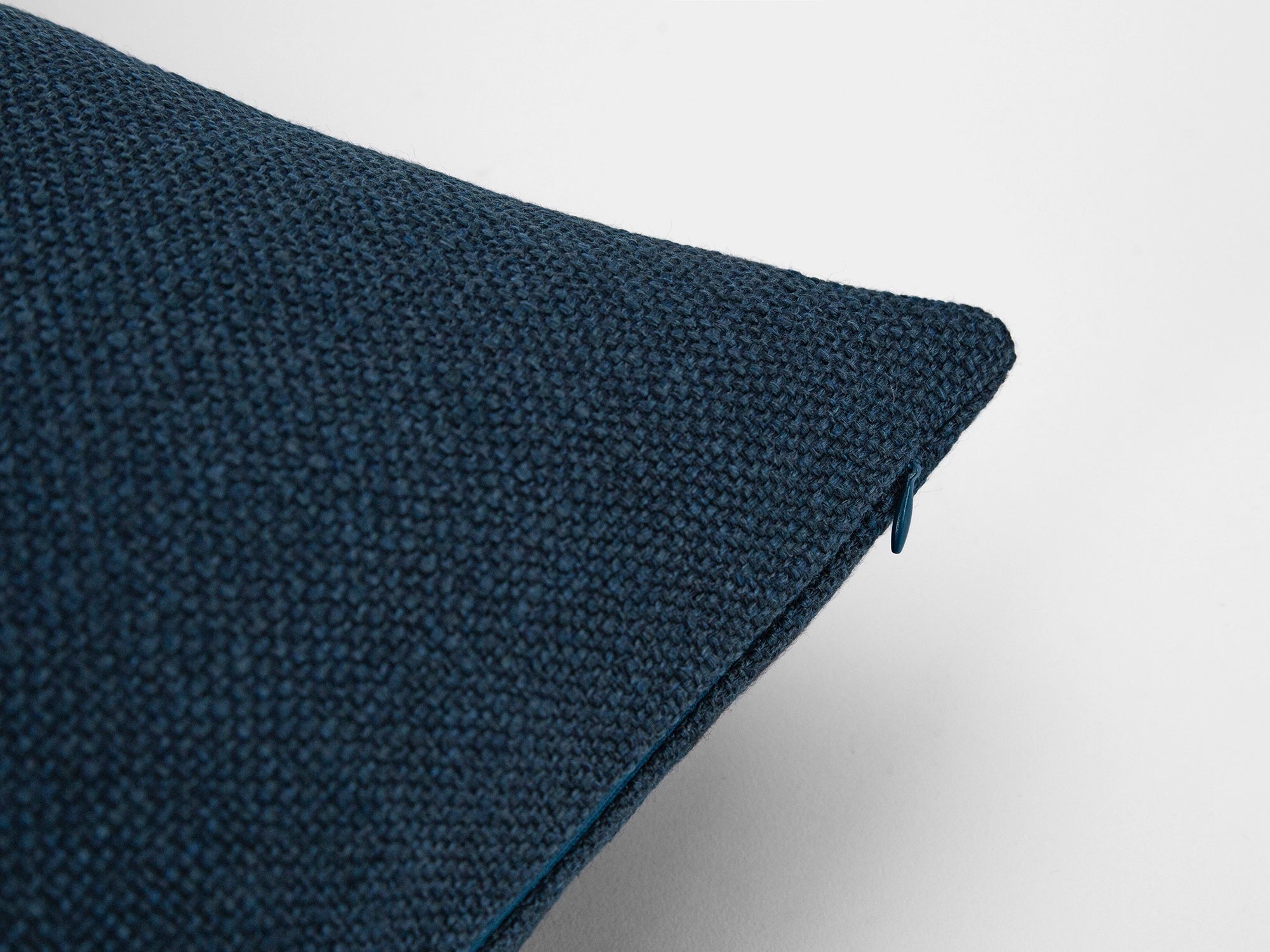 Navy Linen Pillow Cover