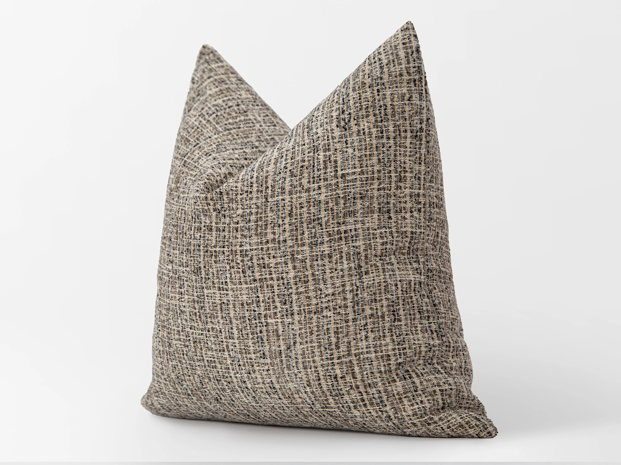 Greige Woven Pillow Cover