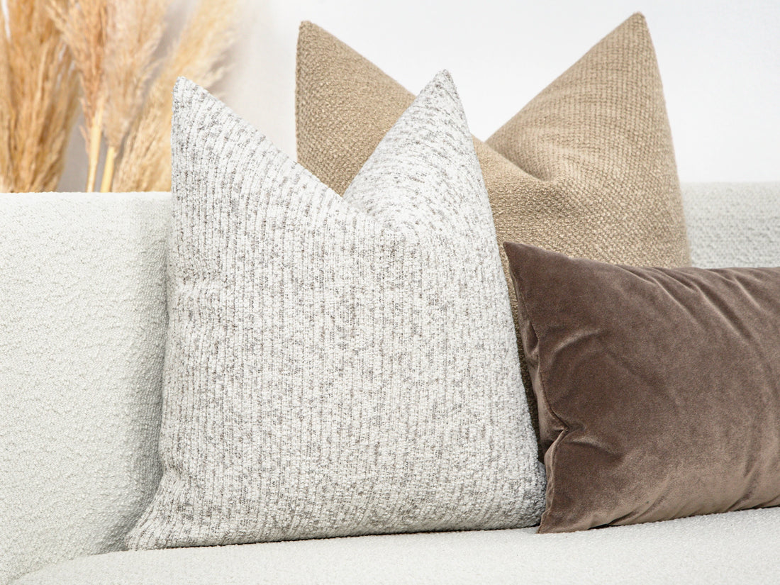 Ivory Textured Super Soft Pillow Cover