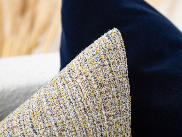 Neutral Woven Pillow Cover