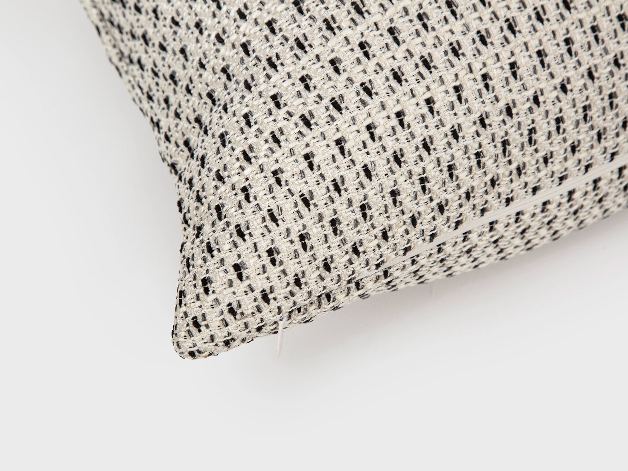 Neutral Beige Structured Woven Pillow Cover