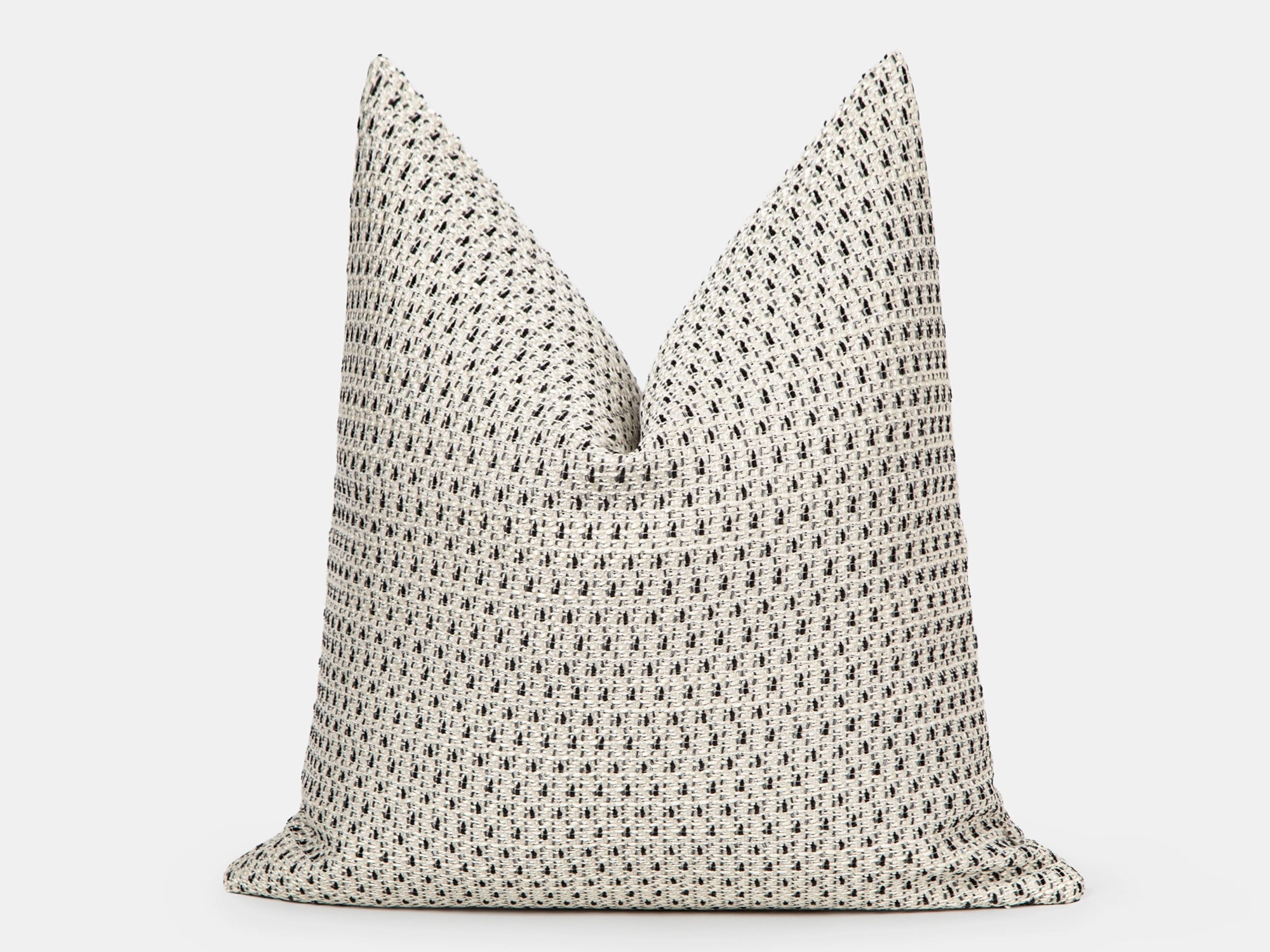Neutral Beige Structured Woven Pillow Cover