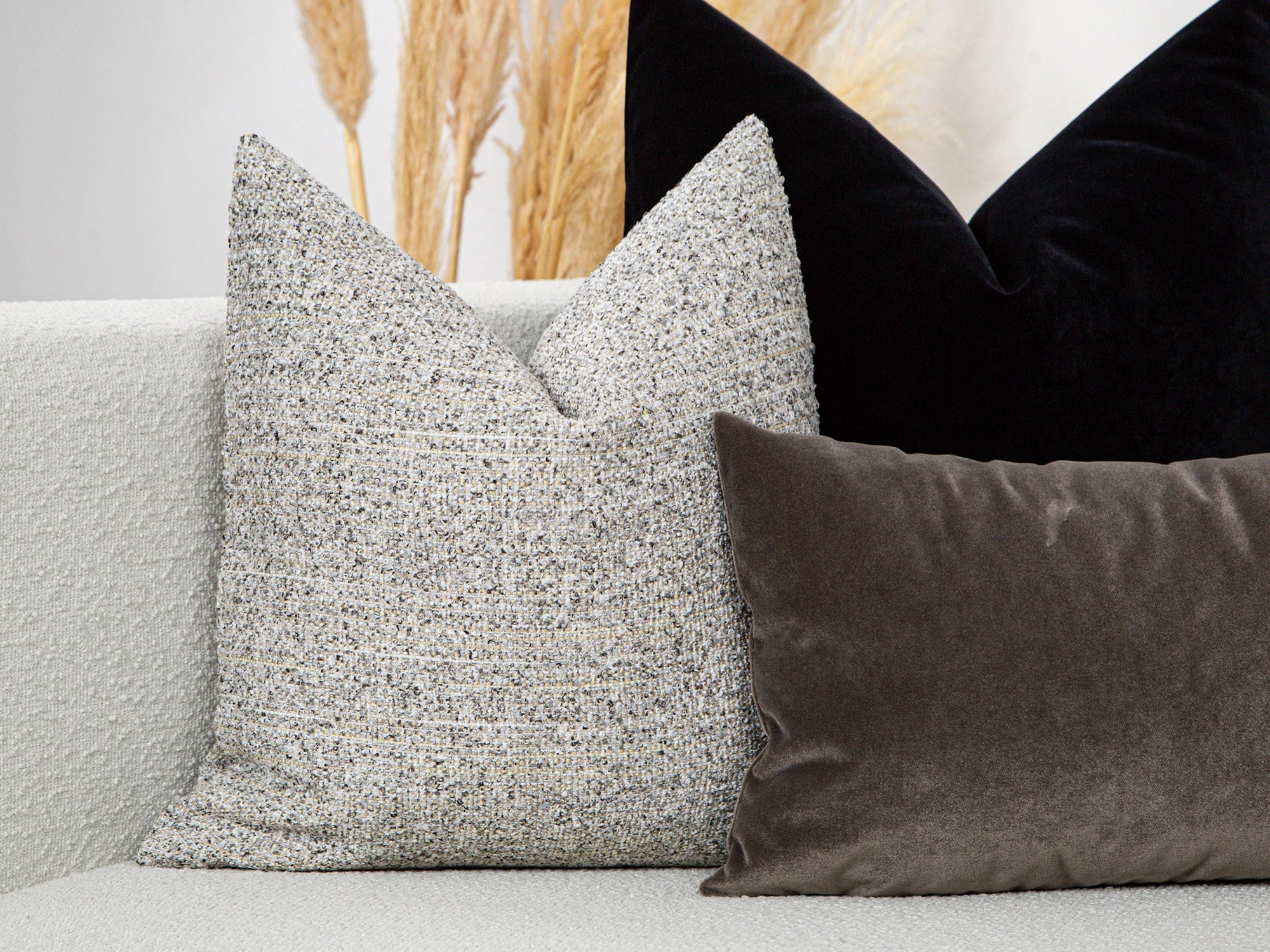 Neutral Boho Throw Pillow Cover