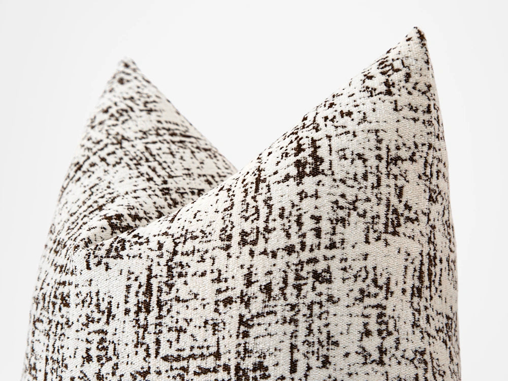 Ivory Woven Boho Pillow Cover