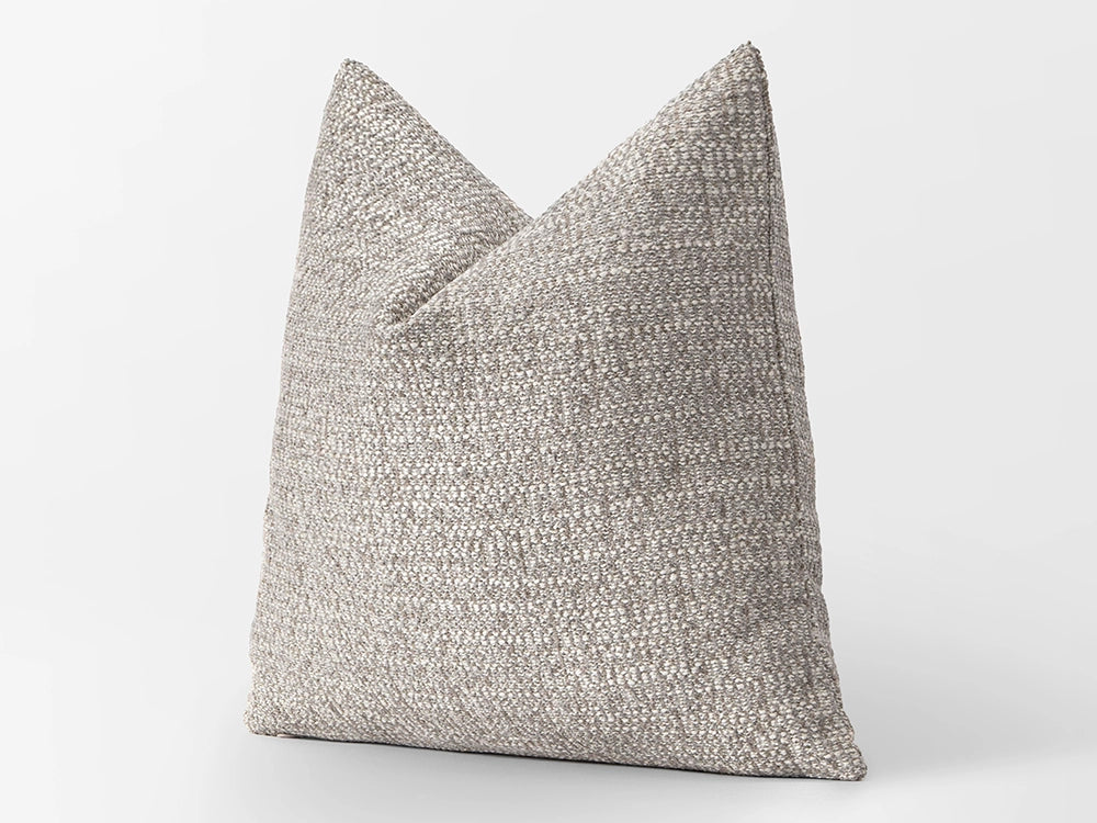 Taupe Beige Boho Pillow Cover