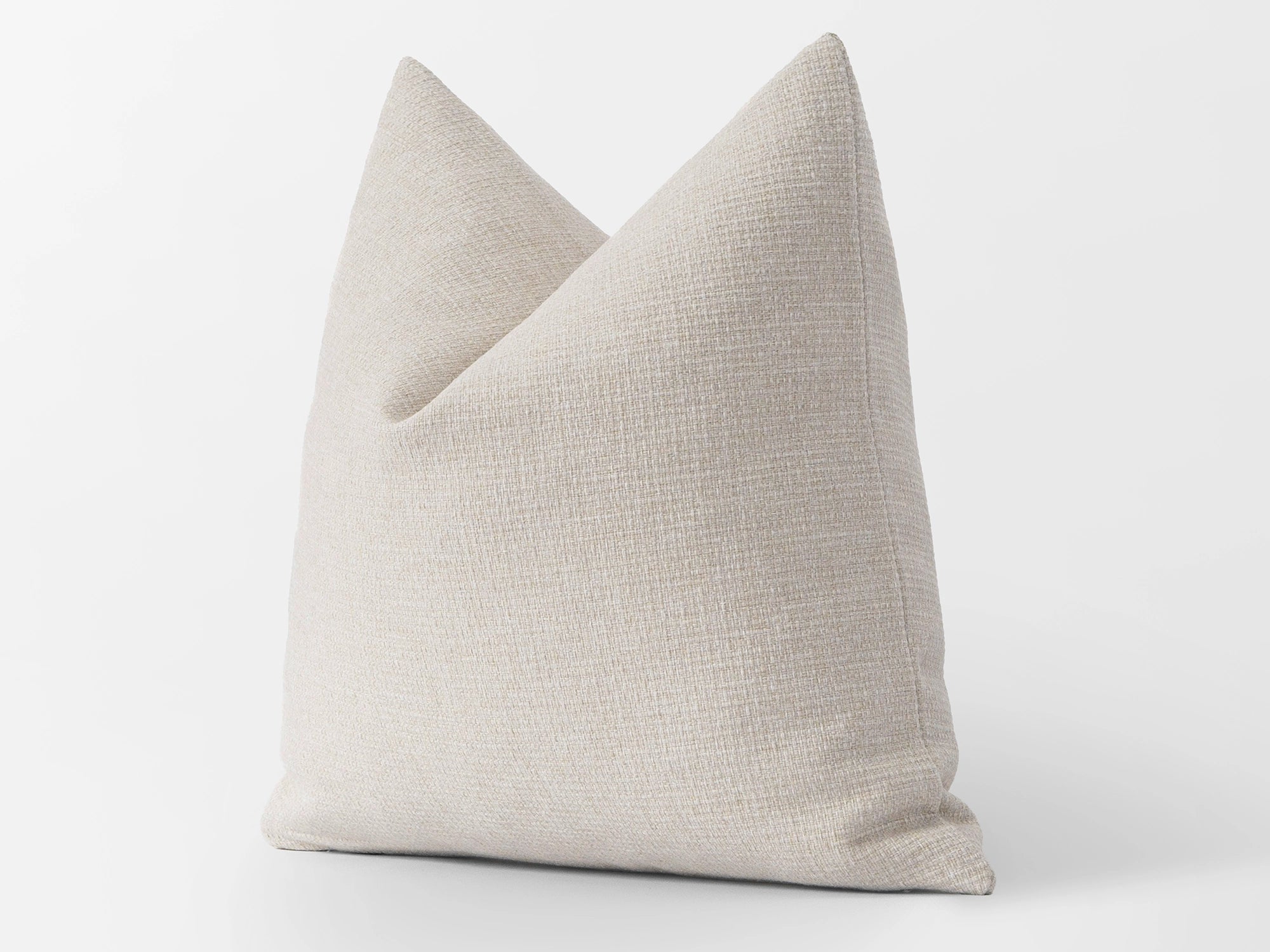 Neutral Beige Linen Pillow Cover