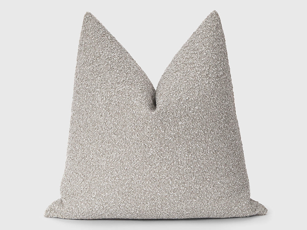 Earthy Boucle Boho Pillow Cover