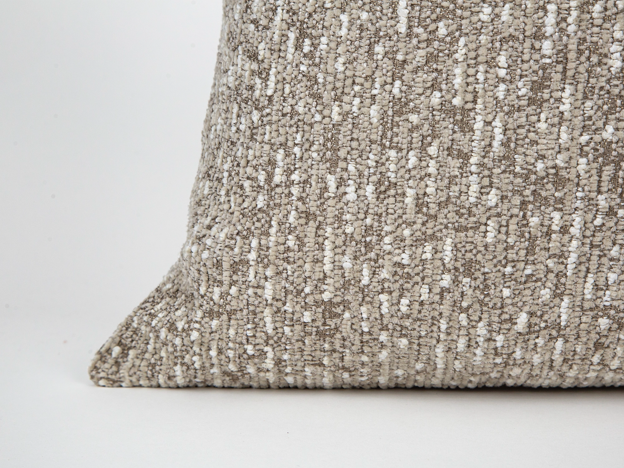 Taupe Beige Pillow Cover - Woven & Textured