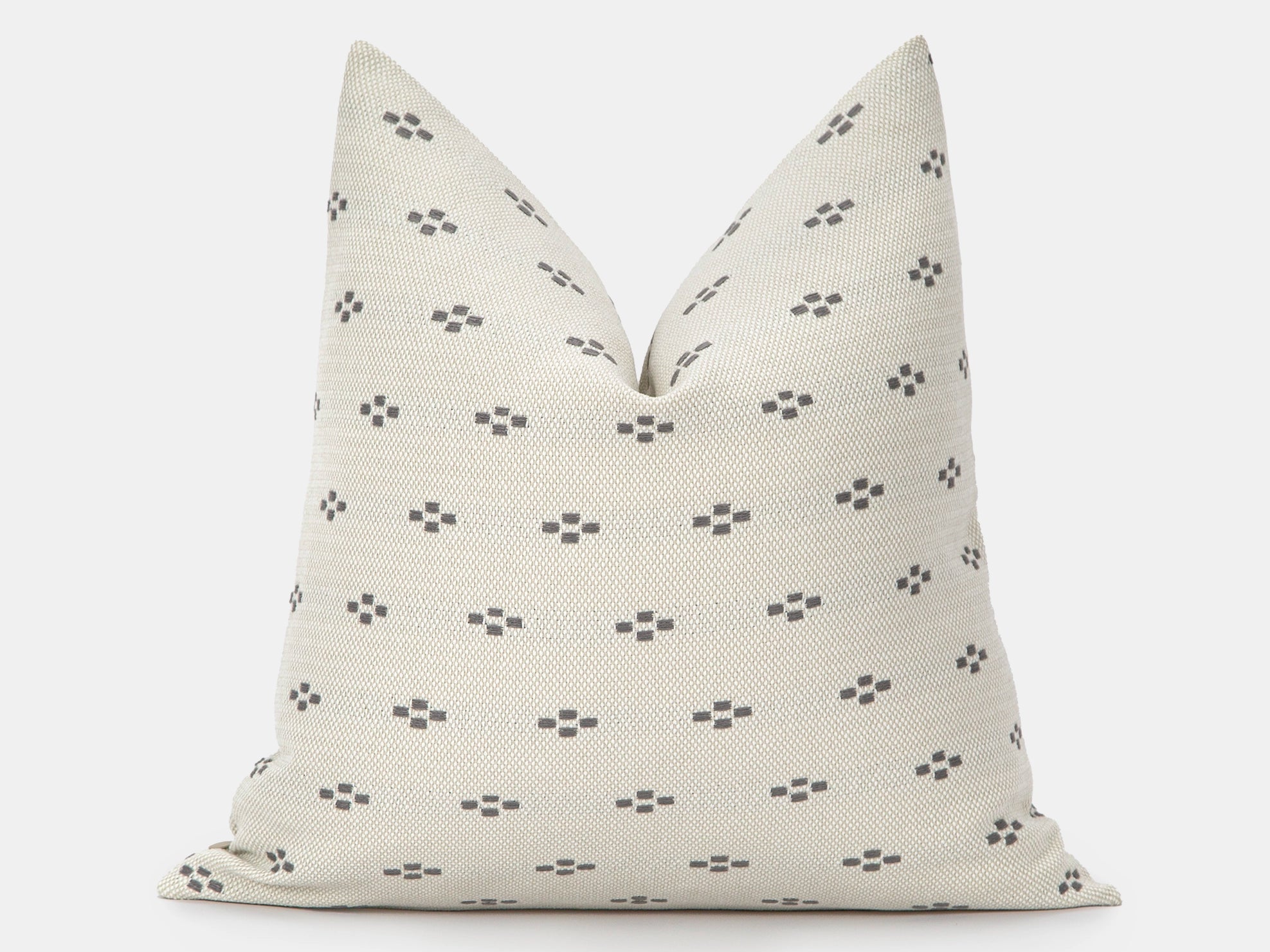 Boho Dotted Pillow Cover - Neutral & Earthy