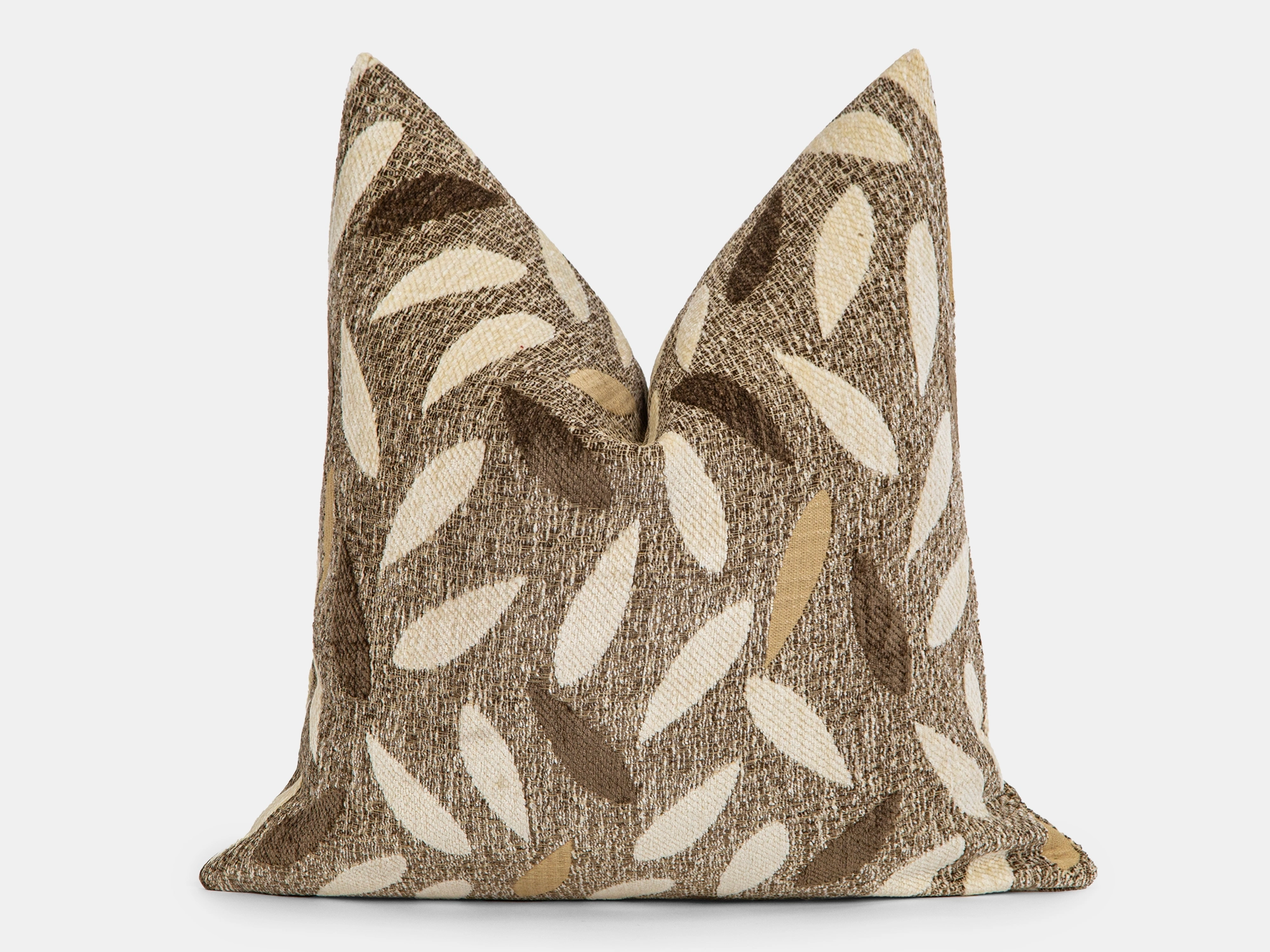 Neutral Mid-Century Botanical Pillow Cover