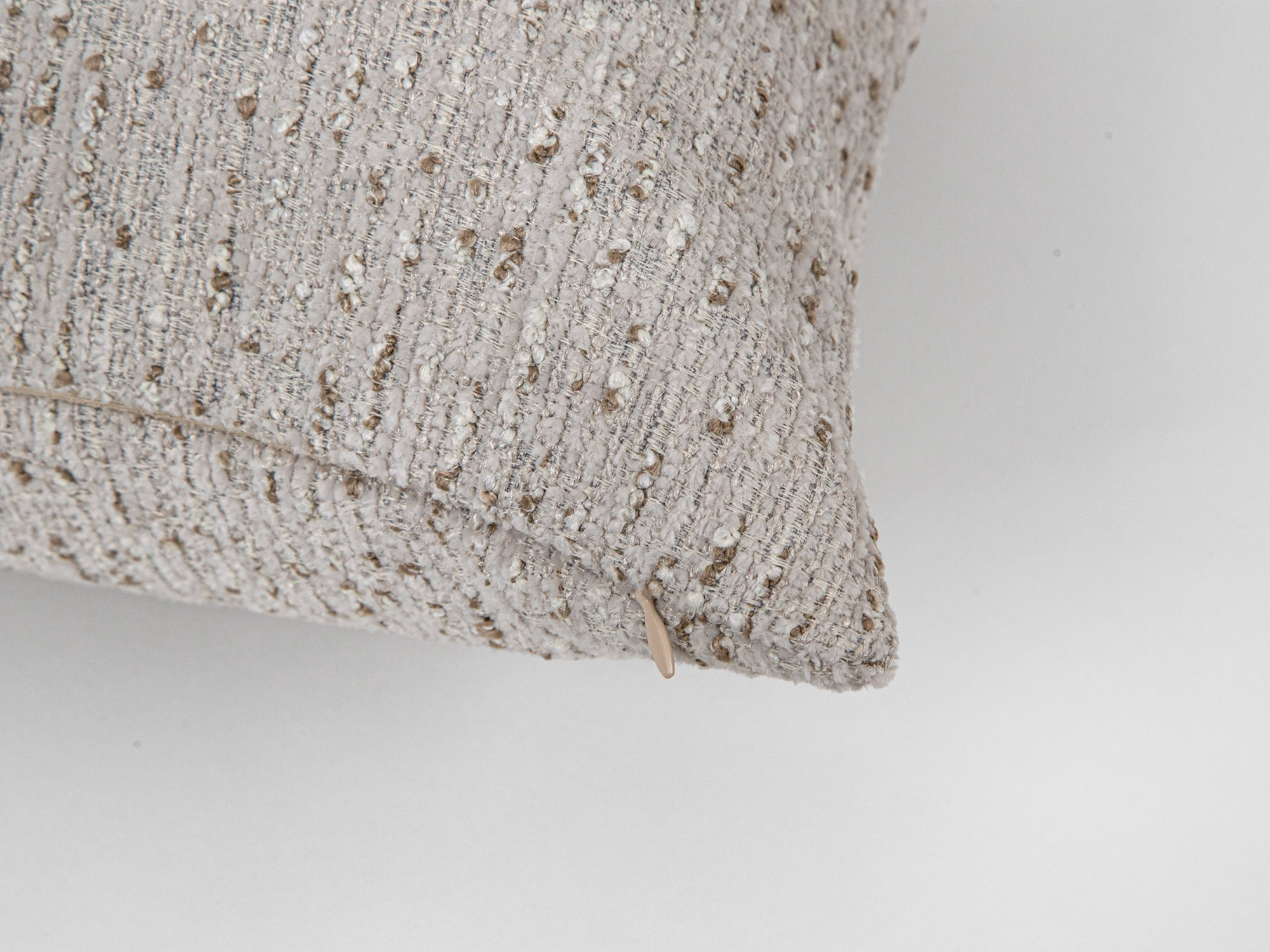 Neutral Nubby Textured Pillow Cover