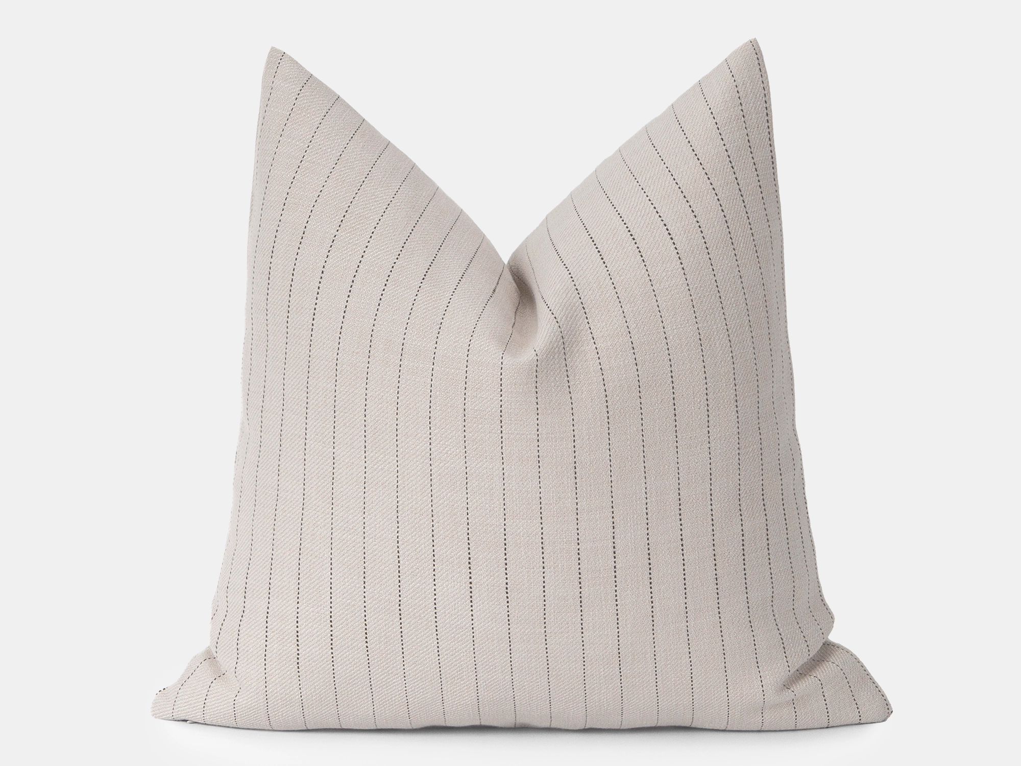 Neutral Striped Pillow Cover - Boho & Linen