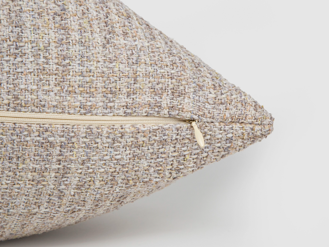 Neutral Woven Pillow Cover