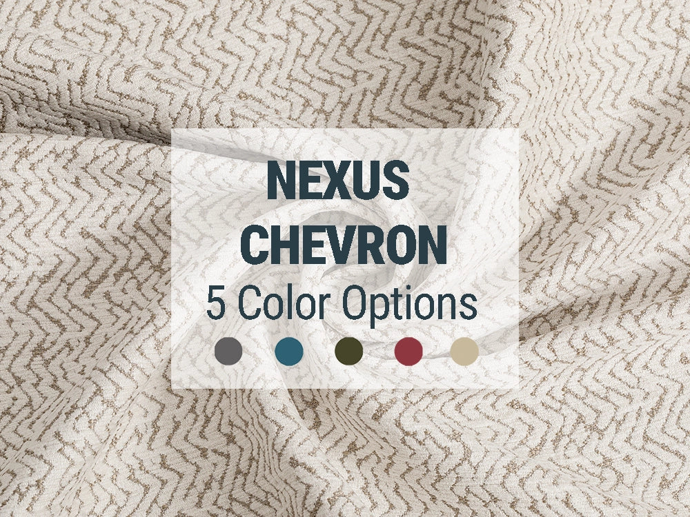 Chevron Textured Upholstery Fabrics | Nexus Chevron