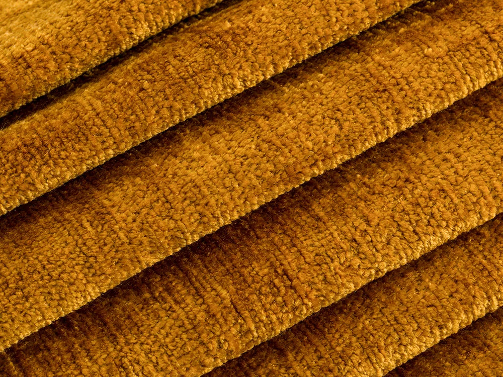 Ochre Chenille Upholstery Fabric - Eloria