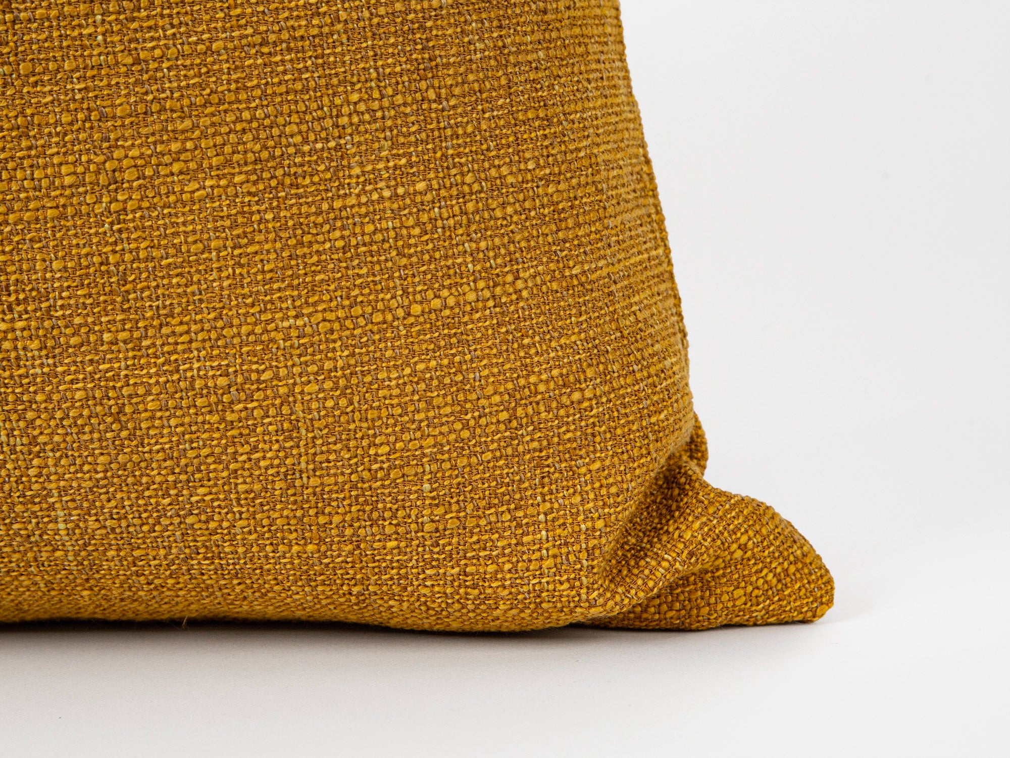 Ochre Linen Pillow Cover