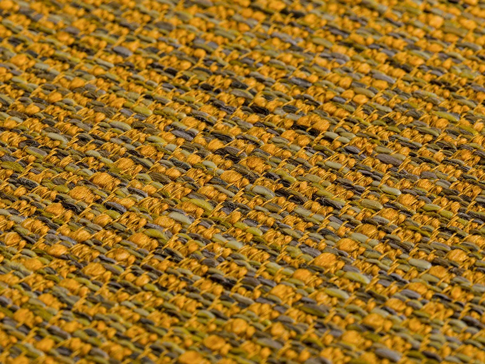 Ochre Woven Upholstery Fabric - Arcadian