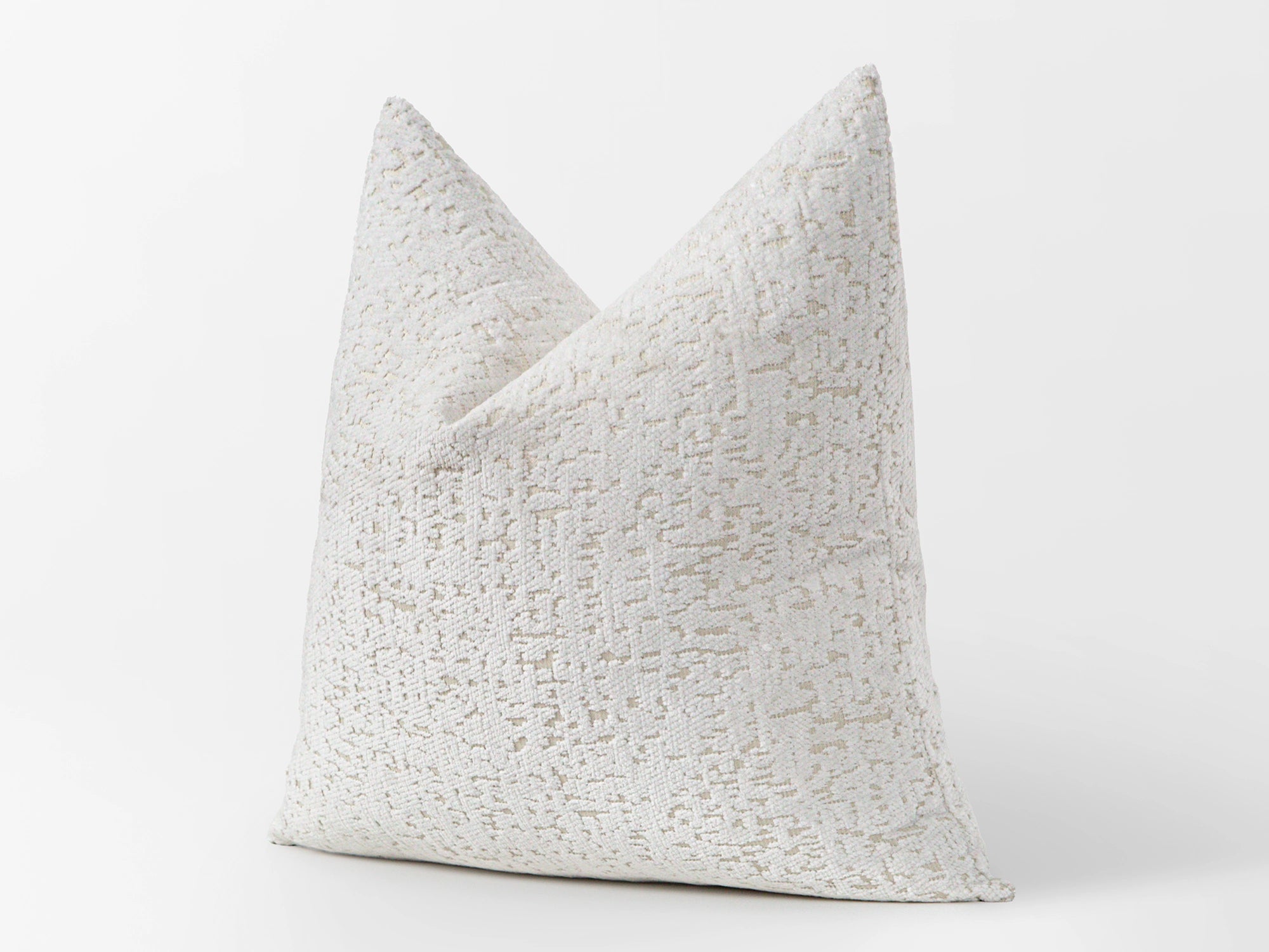 Off White Tactile Textured Pillow Cover