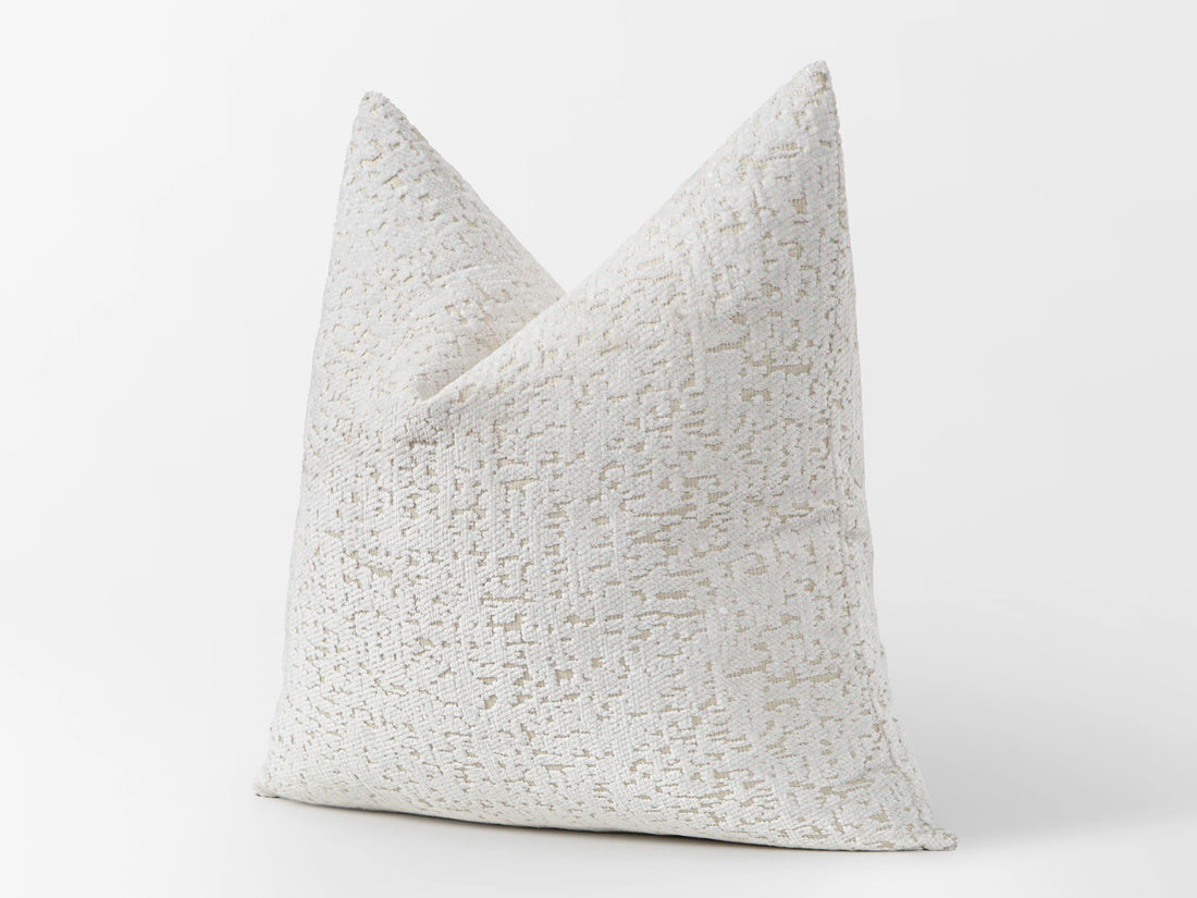Off White Tactile Textured Pillow Cover
