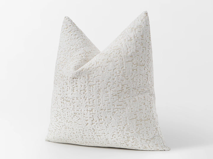 Off White Tactile Textured Pillow Cover