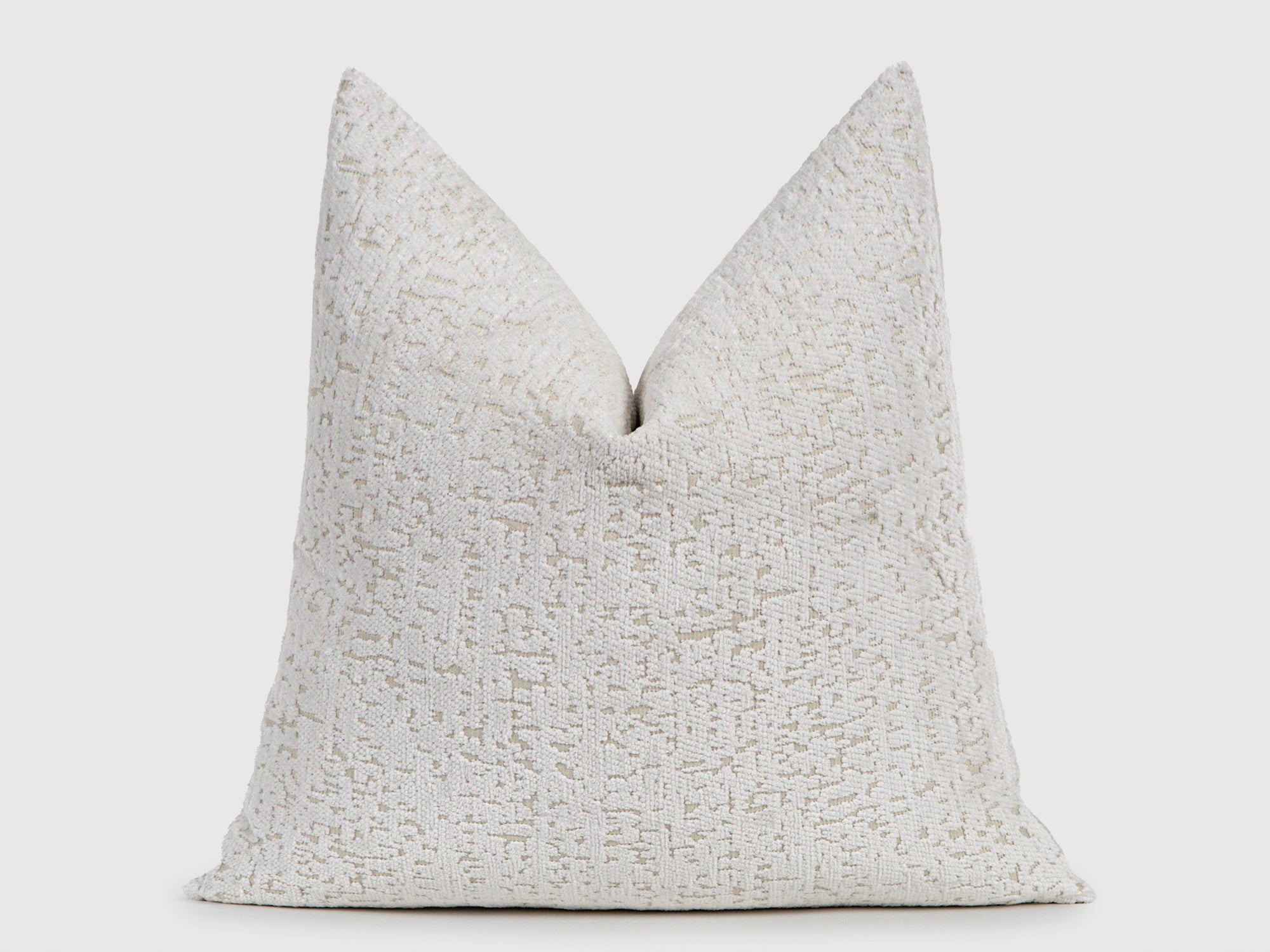 Off White Tactile Textured Pillow Cover