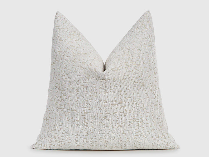 Off White Tactile Textured Pillow Cover