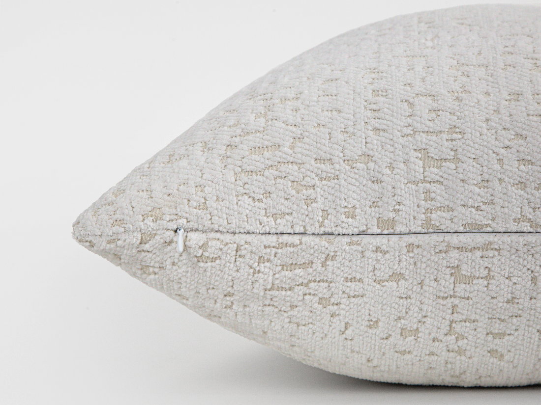 Off White Tactile Textured Pillow Cover