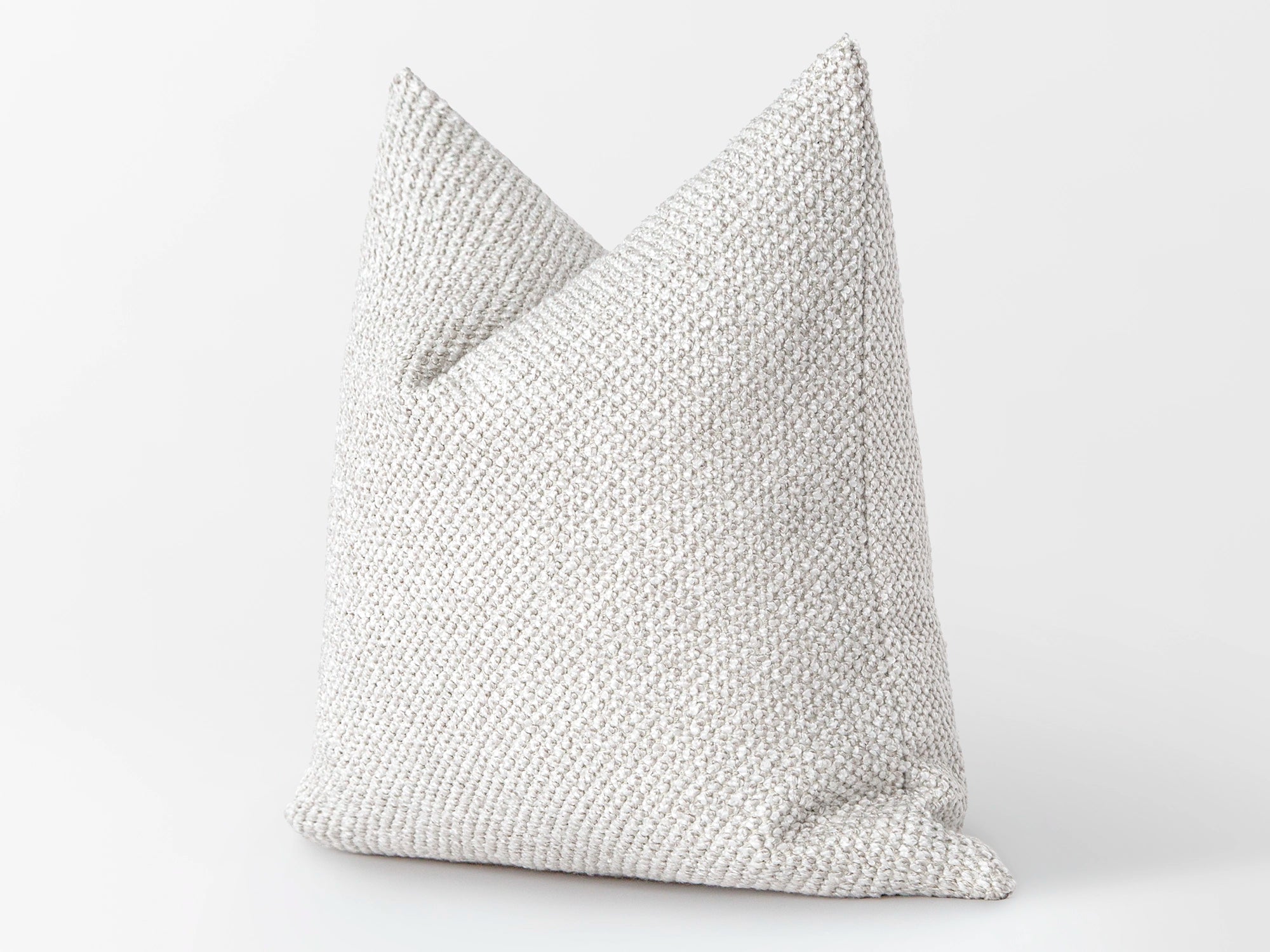 Off White Boucle Pillow Cover
